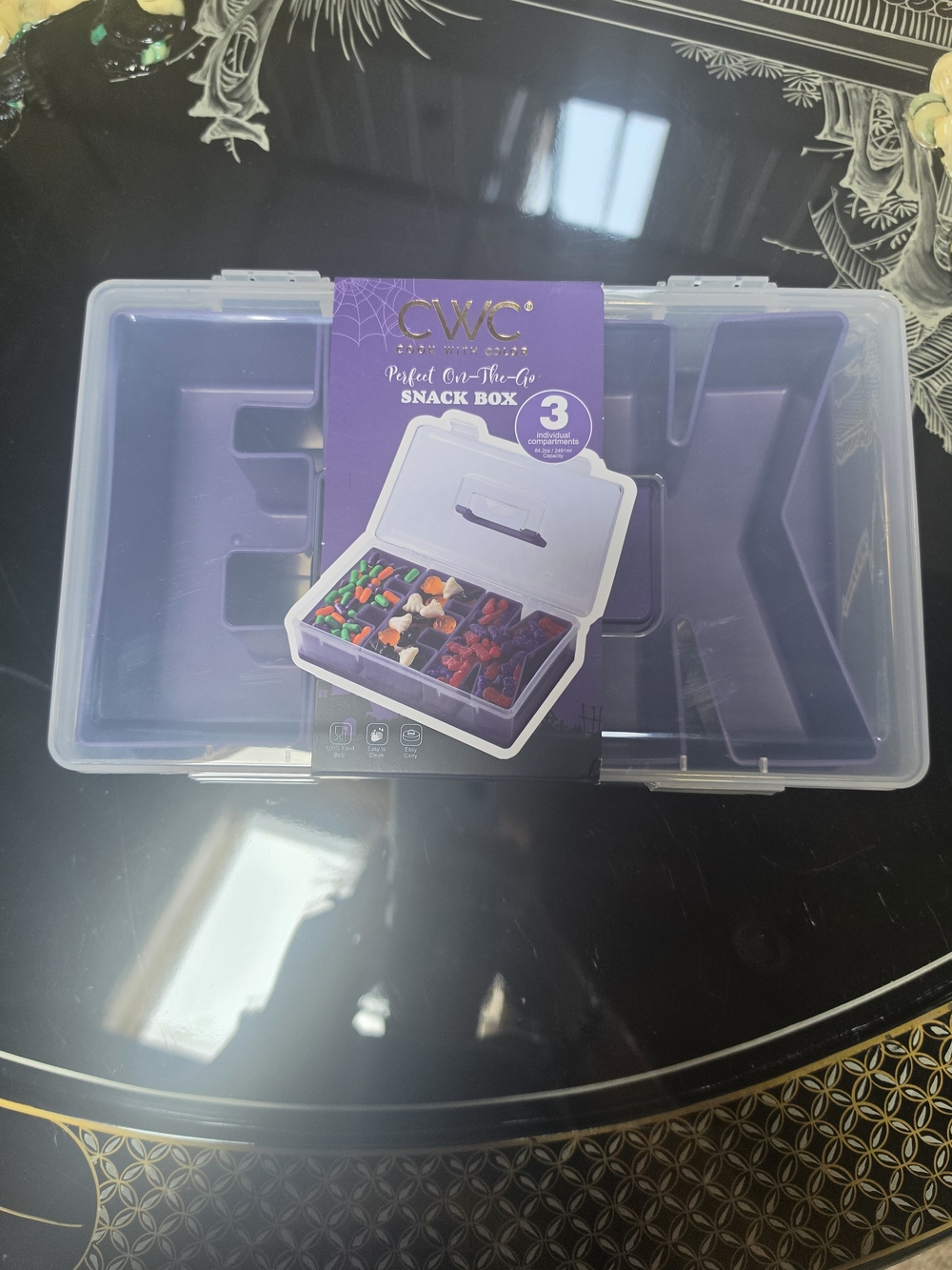 CWC Custom Container Meal Prep Box in Purple-eek - Picture 2 of 5